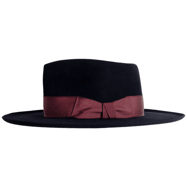 Vincent Fedora with Timeless Silhouette - Side Profile | Superior Hats