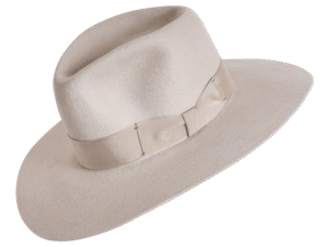 Wayfarer Premium Felt Hat with Drop Brim - Angle View | Superior Hats