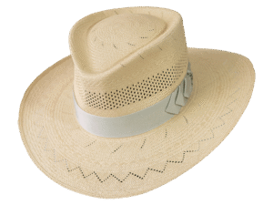 Western Wind Panama Hat in Natural Toquilla Straw - Angle View | Superior Hats