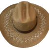 Cattleman-Panama-Hat-Western_Front Panama Hat Cattleman in Havana Tone with Western Crown - Front View | Superior Hats