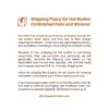Shipping Policy for Hat Bodies