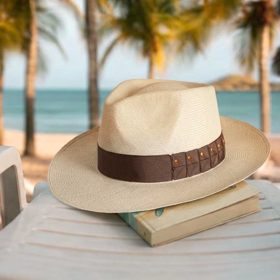 Frontier Dualist Hat with Toquilla Straw Crown and Felt Brim - Front View | Superior Hats